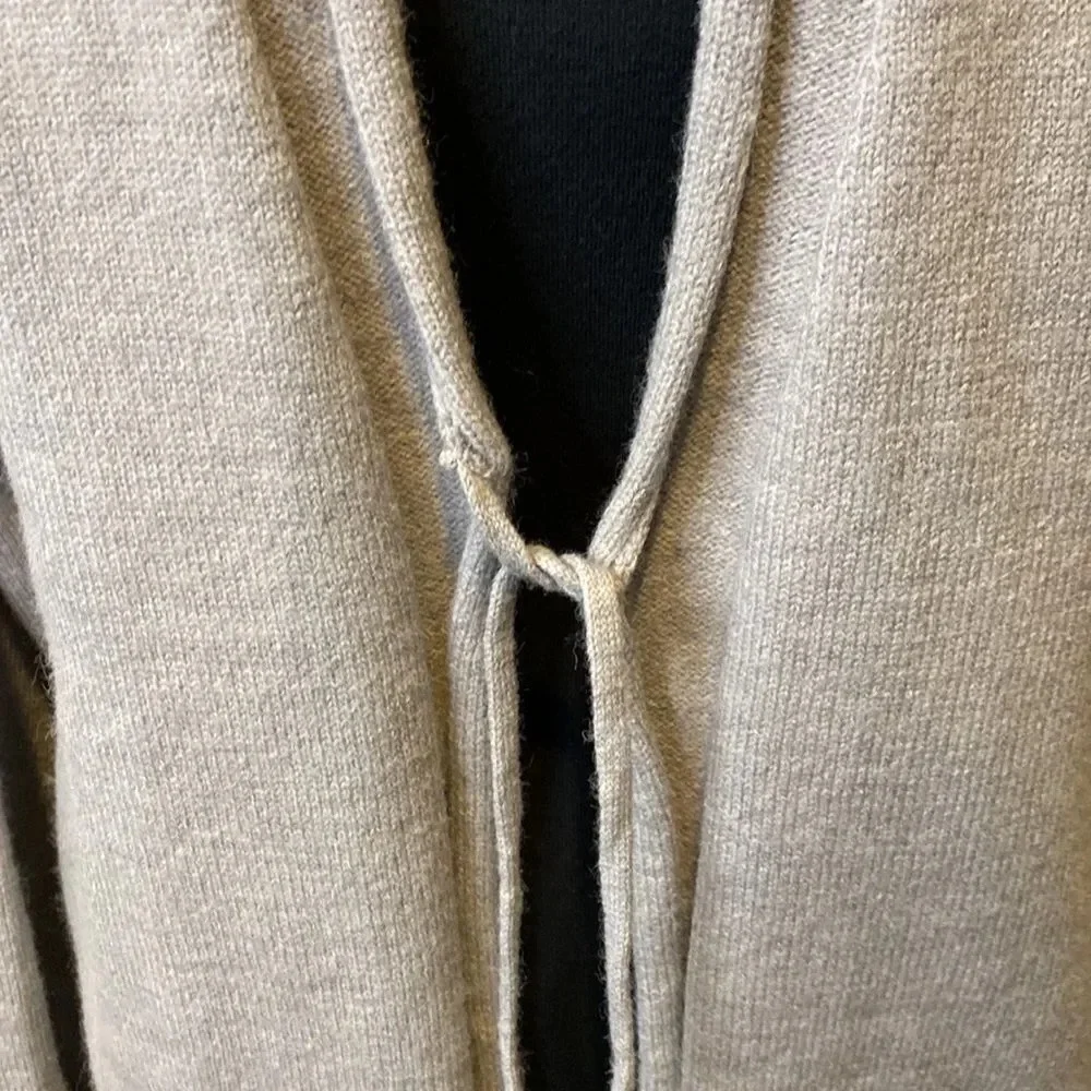 NWT Made with Love Women’s Large Knit Cardigan Drawstring Tie